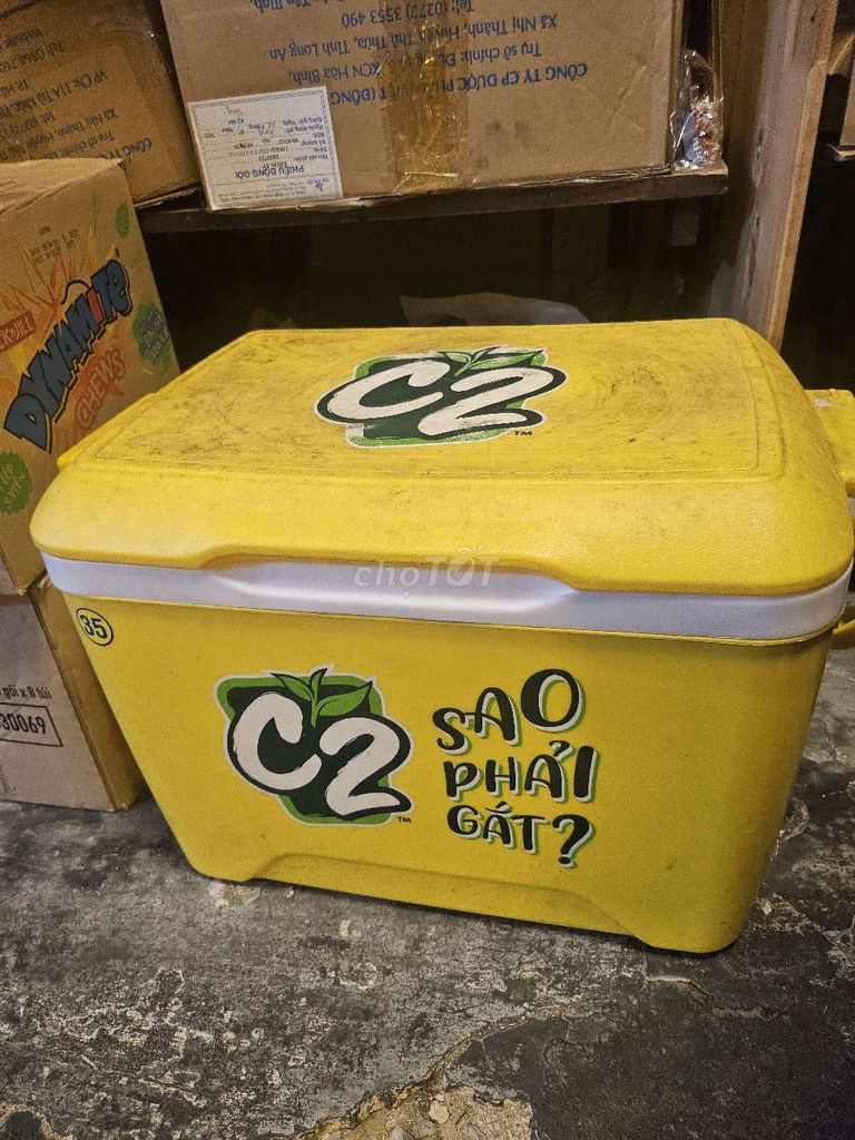 Thùng đá 35L Vàng . Mua bán Dụng cụ nhà bếp tại Quận 11 Tp Hồ Chí Minh được đăng bởi min min hình 1
