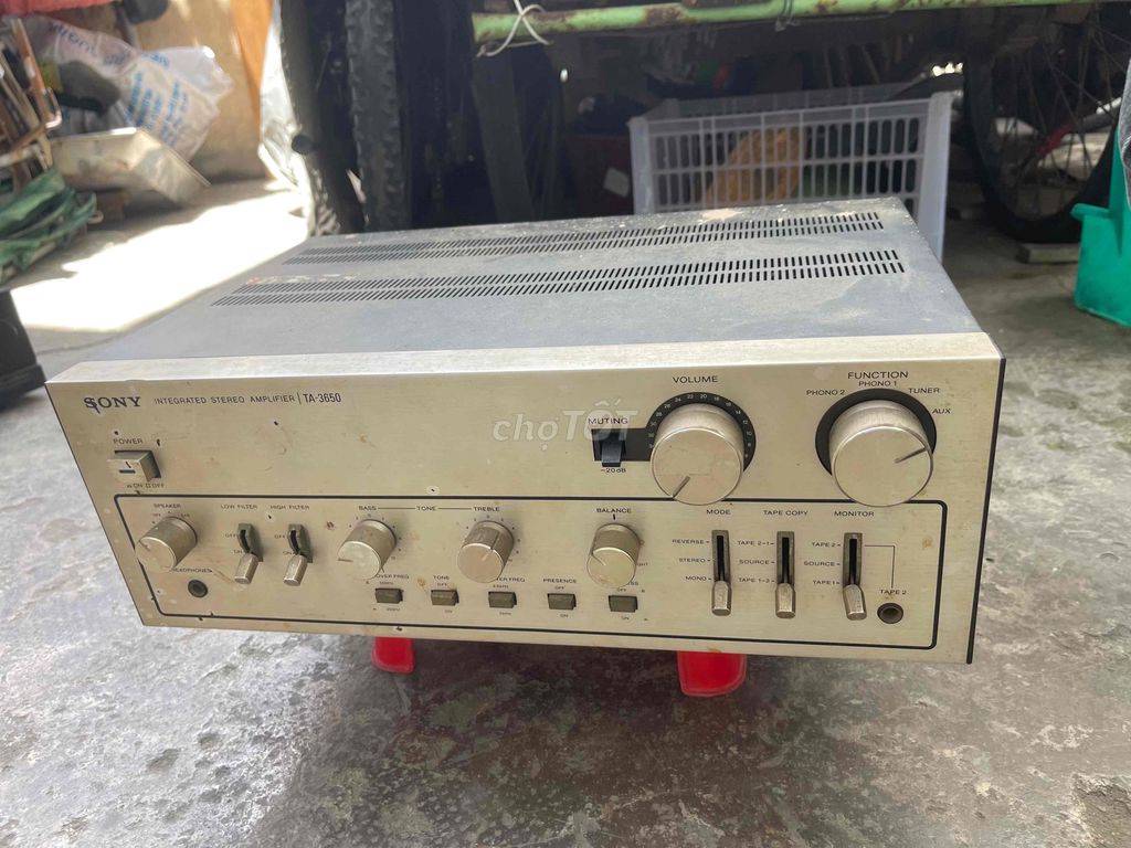 Ampli tích hợp Sony TA-3650 Bạc. Mua bán Tivi, Âm thanh tại Quận Tân Phú Tp Hồ Chí Minh được đăng bởi thế giới đồ cũ thanh lý hình 1