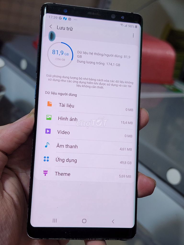 Samsung Note 8 256GB Đen full ngon lành . Mua bán Điện thoại tại Quận 8 Tp Hồ Chí Minh được đăng bởi Minh hình 1