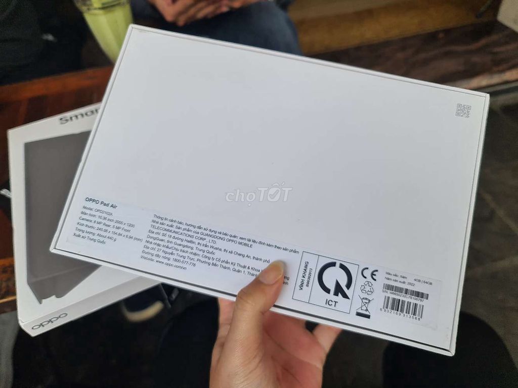 Oppo Pad Air Like New Full Hộp + cover zin hãng