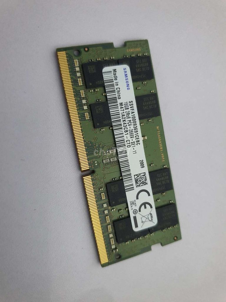 RAM laptop Samsung 16GB DDR4 2666MHz. Mua bán Linh kiện (RAM, Card...) tại Huyện Nhà Bè Tp Hồ Chí Minh được đăng bởi nguyen vu hình 1