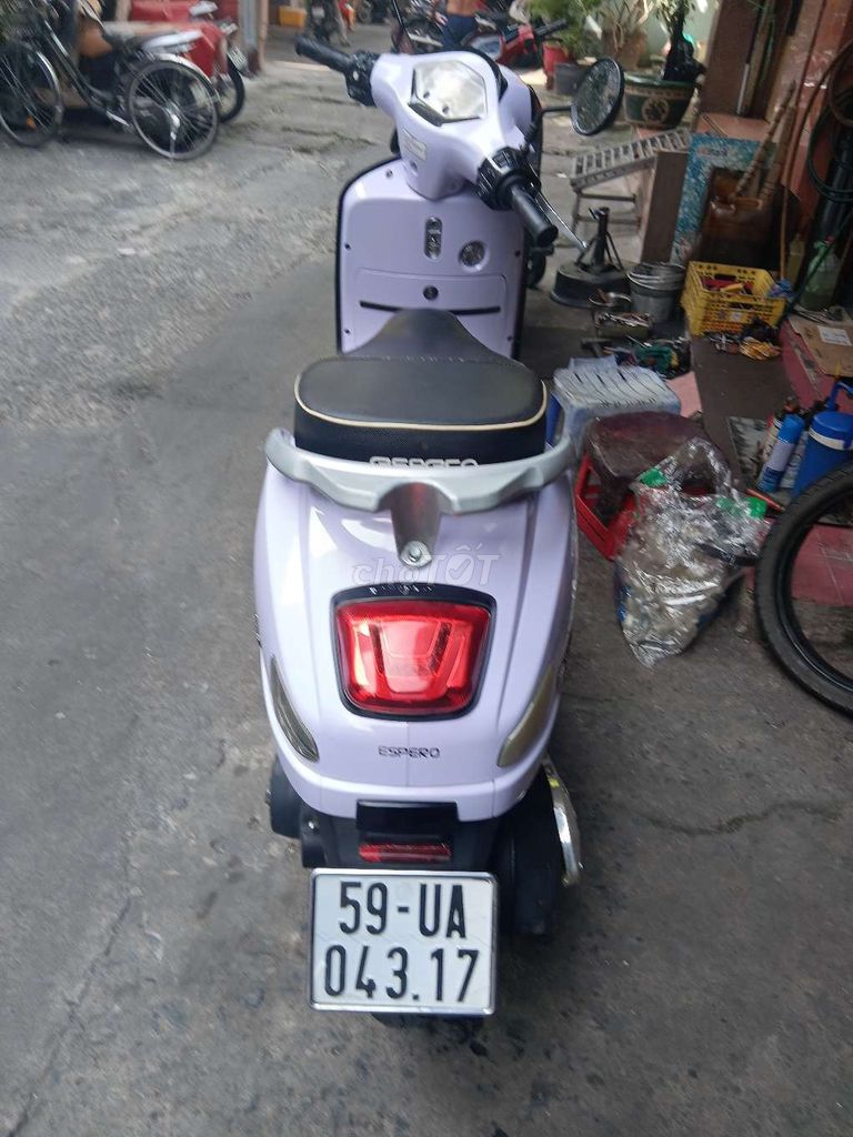 Xe ga DETECH ESPERO 50cc màu Tím hồng 2023. Mua bán Xe máy tại Quận 5 Tp Hồ Chí Minh được đăng bởi Trần Tô Há hình 4