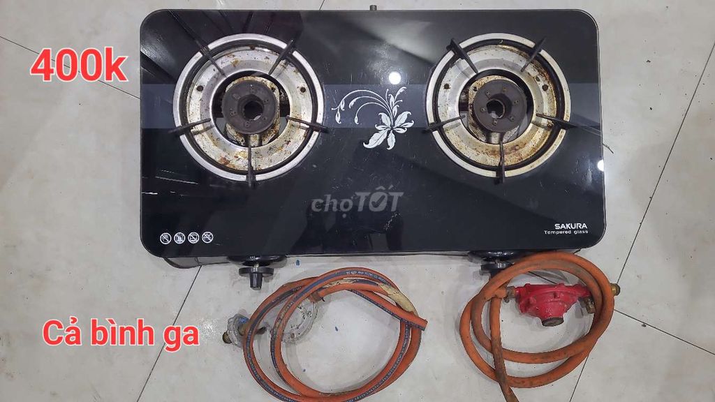 Bếp ga Sakura Kính cường lực 2 bếp. Mua bán Bếp, lò, đồ điện nhà bếp tại Quận Hai Bà Trưng Hà Nội được đăng bởi Hoa Mùi Tàu hình 1
