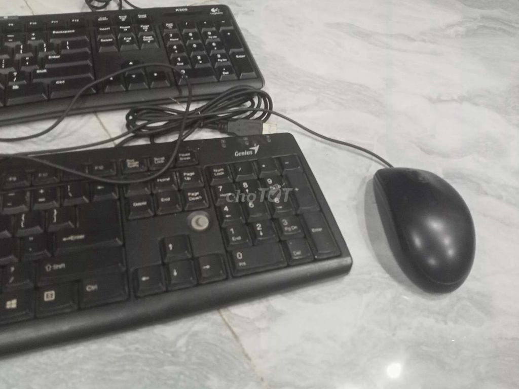 Bộ bàn phím chuột Genius Đen. Mua bán Phụ kiện (Màn hình, Chuột...) tại Huyện Củ Chi Tp Hồ Chí Minh được đăng bởi Kien hình 1