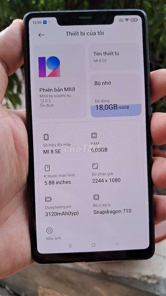 Xiaomi Mi 8 SE. Mua bán Điện thoại tại Quận Hai Bà Trưng Hà Nội được đăng bởi bùi hữu liêm  hình 1