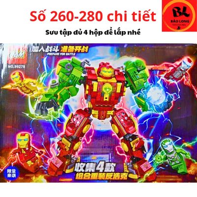 Đồ chơi lắp ráp người sắt 260-280 chi tiết. Mua bán Mẹ và bé tại Quận 7 Tp Hồ Chí Minh được đăng bởi Ngọc Thư