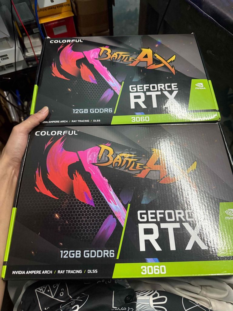 Card đồ họa Colorful RTX 3060 12GB V4. Mua bán Linh kiện (RAM, Card...) tại Huyện Bình Sơn Quảng Ngãi được đăng bởi MARK STORE hình 1