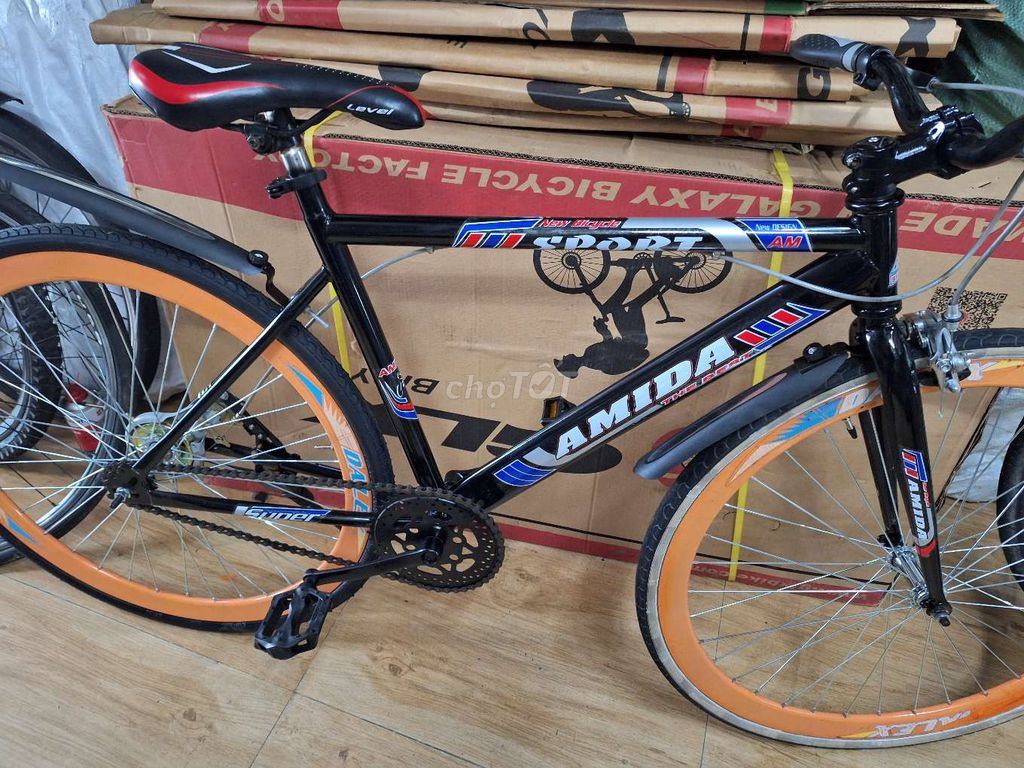 Xe 700c vanh XG màu cam. Mua bán Xe đạp tại Quận Ninh Kiều Cần Thơ được đăng bởi mi ca hình 4