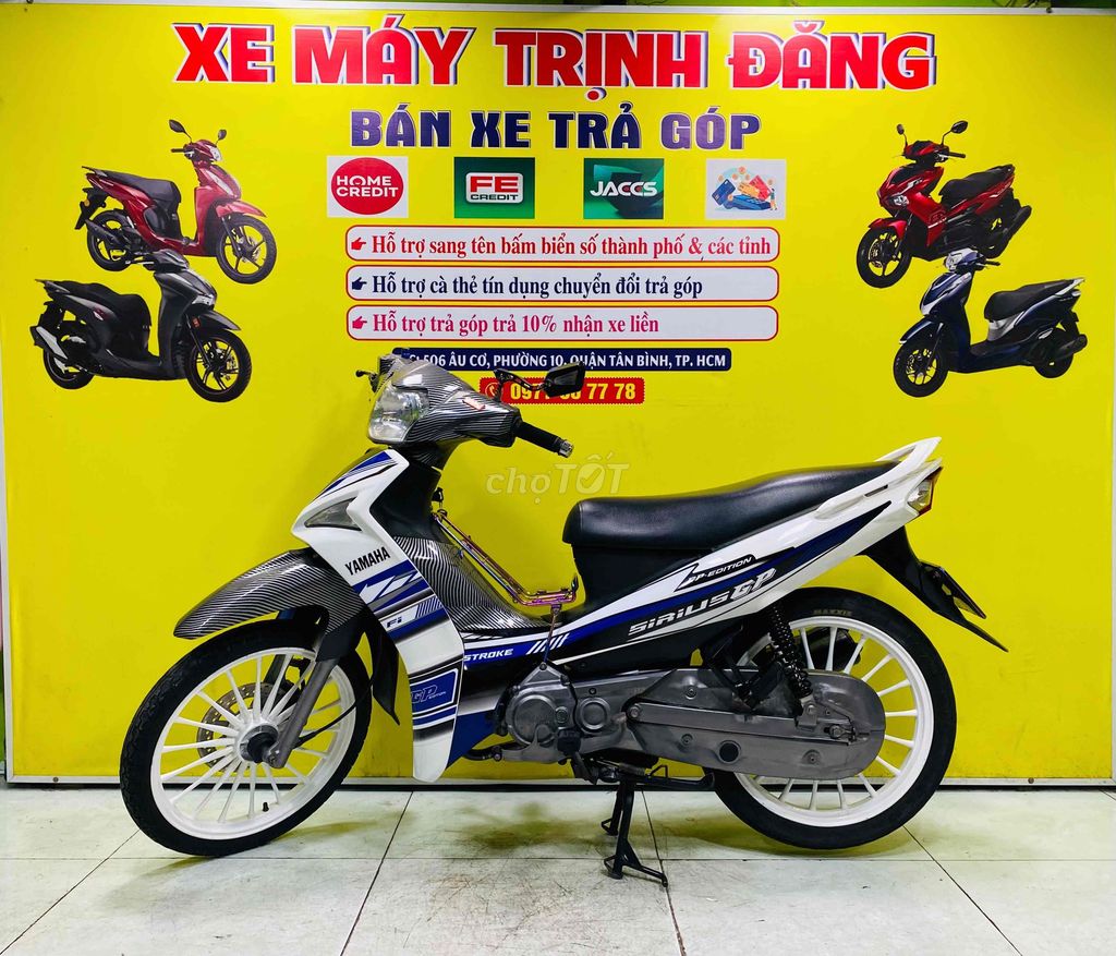 Yamaha Sirius Fi hỗ trợ trả góp nhận cavet gốc. Mua bán Xe máy tại Quận Tân Bình Tp Hồ Chí Minh được đăng bởi XE MÁY TRỊNH ĐĂNG hình 1