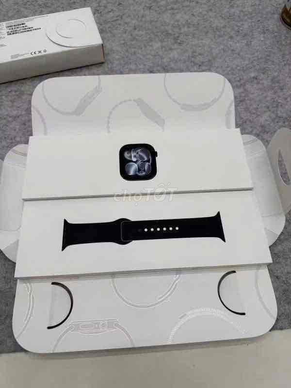 Apple Watch SR11 Jetblack đen mới 100% fullbox. Mua bán Thiết bị đeo thông minh tại Quận Tân Bình Tp Hồ Chí Minh được đăng bởi Shop Trung Văn Apple Watch hình 1