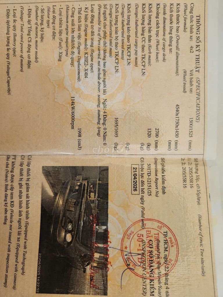 2008 2.0 AT - 110000 km. Mua bán Ô tô tại Quận 8 Tp Hồ Chí Minh được đăng bởi Quynh Kim hình 9