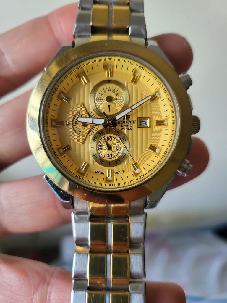 Casio quartz demi vàng size 42 rất đẹp.. Mua bán Đồng hồ tại Quận Hoàng Mai Hà Nội được đăng bởi Viet Quang hình 1