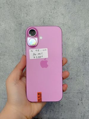 16 HỒNG 128G MÃ MĨ PIN 100%, HỖ TRỢ GÓP 