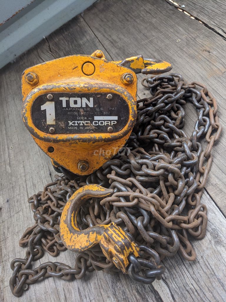 Palăng xích kéo tay KITO CORP 1 tấn. Mua bán Đồ chuyên dụng, Giống nuôi trồng tại Huyện Định Quán Đồng Nai được đăng bởi chapi hình 1