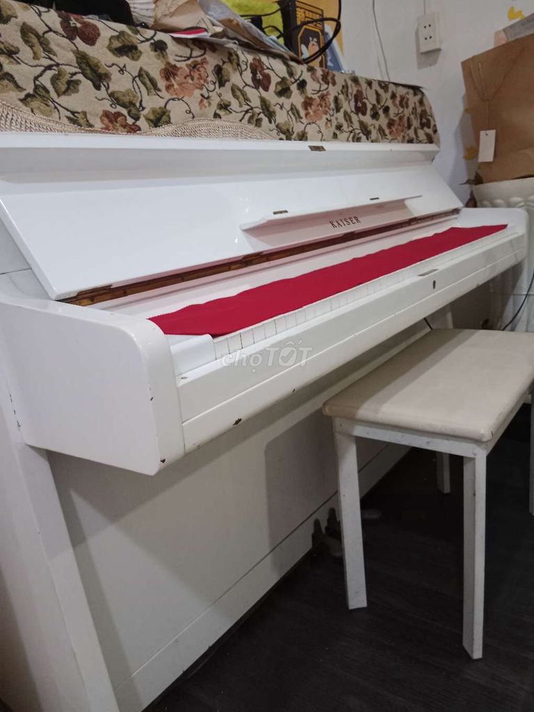 Đàn piano cơ Kaiser Trắng. Mua bán Nhạc cụ tại Quận Tân Bình Tp Hồ Chí Minh được đăng bởi Nhật Nguyệt hình 1
