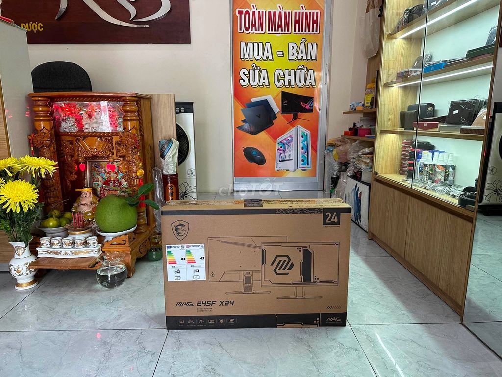 Msi MAG 245F X24 24" IPS 240Hz 0.5 ms BH 8/2029 . Mua bán Phụ kiện (Màn hình, Chuột...) tại Quận Bình Thạnh Tp Hồ Chí Minh được đăng bởi TOÀN MÀN HÌNH hình 1