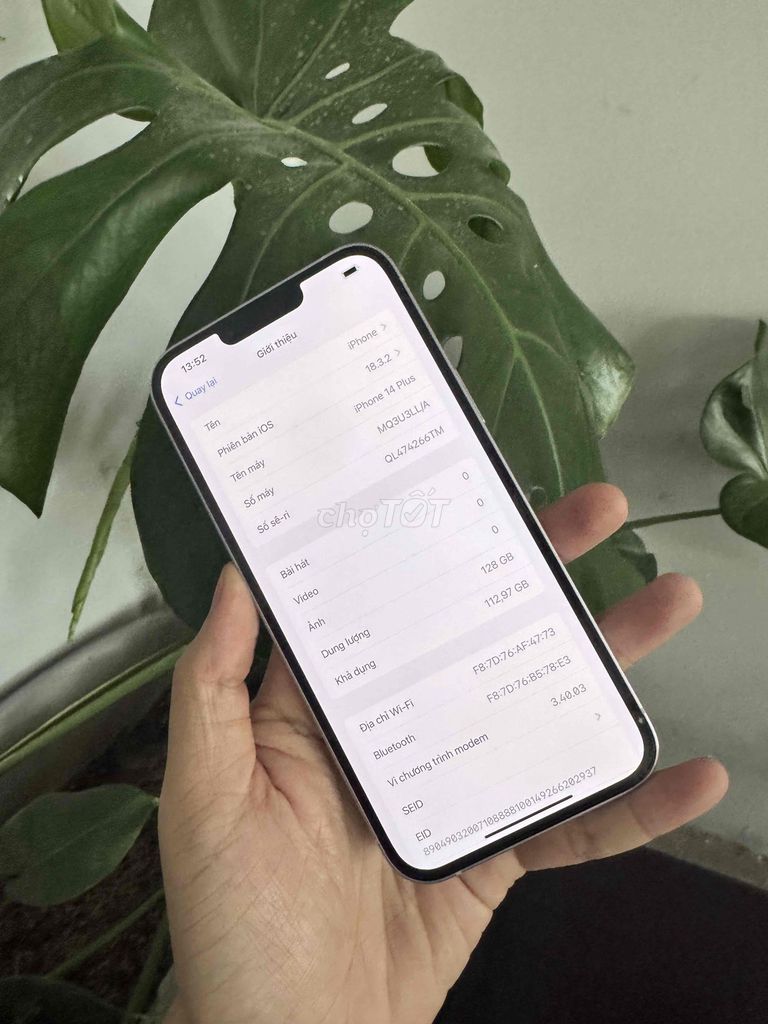 Mình Bán 14Plus 128gb Qte Full Zin mỹ 🍏🍏🍏. Mua bán Điện thoại tại Thành phố Sa Đéc Đồng Tháp được đăng bởi Tâm hình 1