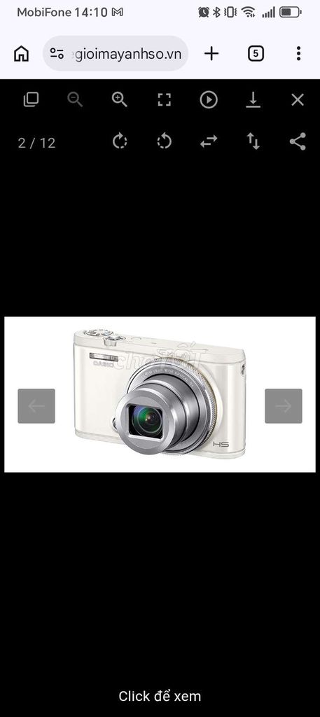 Máy ảnh CASIO EXILIM EX-ZR5100 Trắng. Mua bán Máy ảnh, Máy quay tại Huyện Cần Giuộc Long An được đăng bởi thanh hình 1