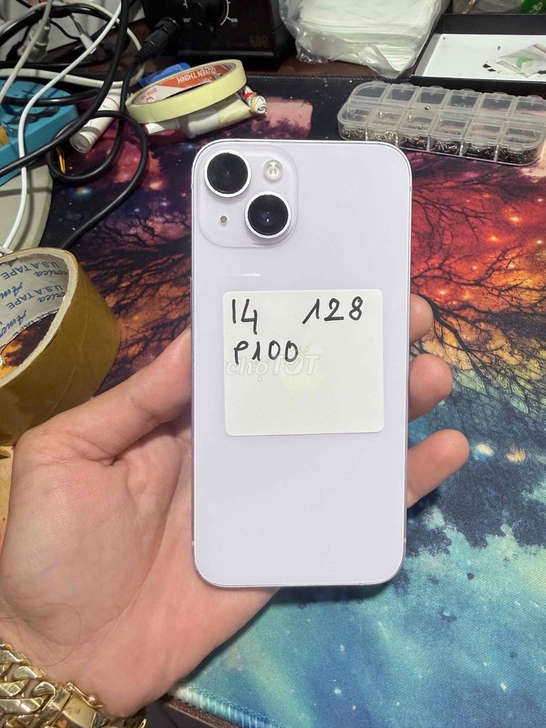 Apple iPhone 14 128GB Tím nhạt. Mua bán Điện thoại tại Huyện Tân Phước Tiền Giang được đăng bởi Le Duy Hong Duc hình 1