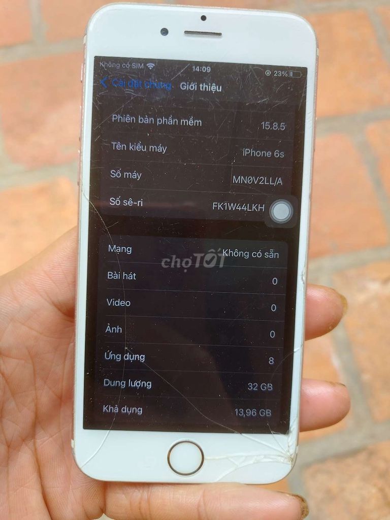 Apple iPhone 6s 32GB Vàng hồng. Mua bán Điện thoại tại Huyện Yên Lạc Vĩnh Phúc được đăng bởi trần diệu nhi hình 1