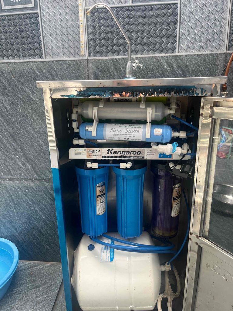 Máy lọc nước Kangaroo KG108 8 lõi Xanh Bạc. Mua bán Bếp, lò, đồ điện nhà bếp tại Quận 12 Tp Hồ Chí Minh được đăng bởi Hữu Dương hình 1