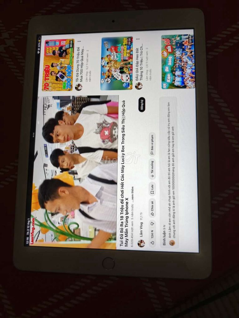 Ipad gen 6 full chức năng. Mua bán Máy tính bảng tại Huyện Bình Chánh Tp Hồ Chí Minh được đăng bởi Ân Ân hình 1