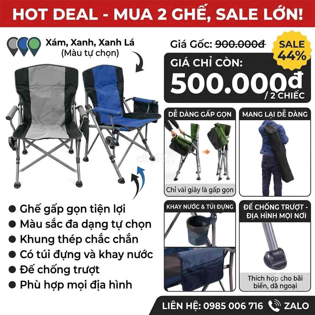 Thanh lý Ghế Gấp Gọn Câu Cá , Du Lịch. Mua bán Đồ thể thao, Dã ngoại tại Quận Long Biên Hà Nội được đăng bởi Nguyên hình 1