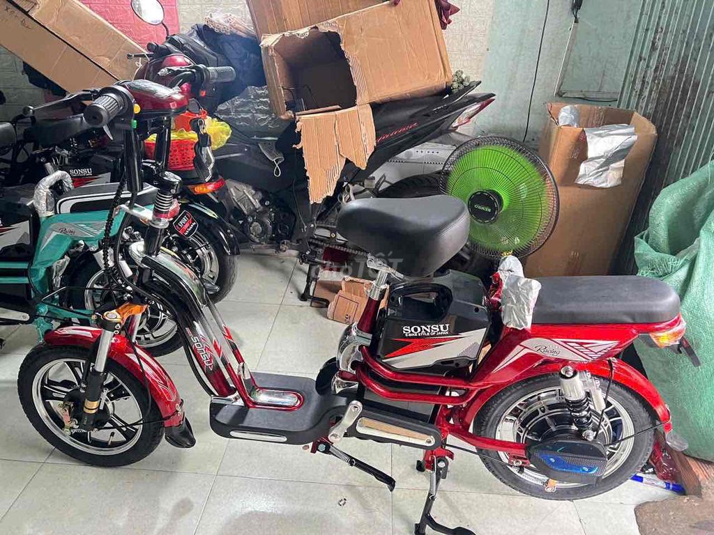 xe đạp điện sonsu bình còn khoẻ. Mua bán Xe điện tại Huyện Châu Đức Bà Rịa - Vũng Tàu được đăng bởi Ô TÔ BRVT hình 3