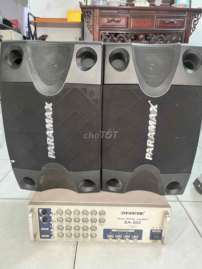 trọn bộ amply va cặp loa paramax. Mua bán Tivi, Âm thanh tại Quận Bình Tân Tp Hồ Chí Minh được đăng bởi A tien hình 1