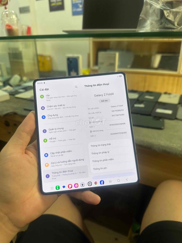 Samsung Z Fold4 Xanh Dương 256GB. Mua bán Điện thoại tại Quận Đống Đa Hà Nội được đăng bởi Hoàng quân store hình 1