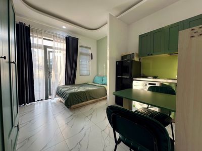 STUDIO tách bếp Máy giặt riêng Cách HUFLIT vạn hạnh mall 500m Gần UEH 
