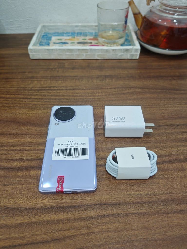 Xiaomi Civi 3 5G Tím 12/256 sạc 67w có ship COD. Mua bán Điện thoại tại Quận Hoàng Mai Hà Nội được đăng bởi Trần Ngọc Hiếu hình 1