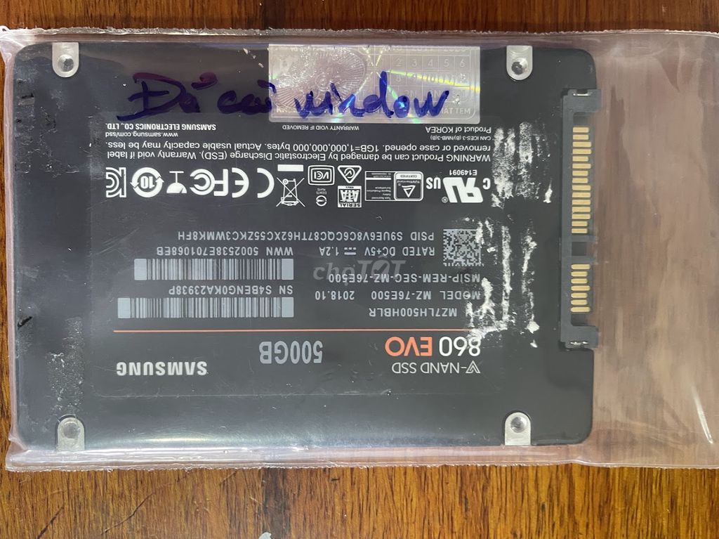 Ổ cứng SSD 250GB, 500GB, 512GB