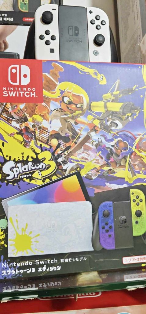 Nintendo Switch OLED Splatoon 3 256GB Đa màu. Mua bán Thiết bị chơi game tại Quận 3 Tp Hồ Chí Minh được đăng bởi Nguyễn Hoàng Thanh Tiến hình 1