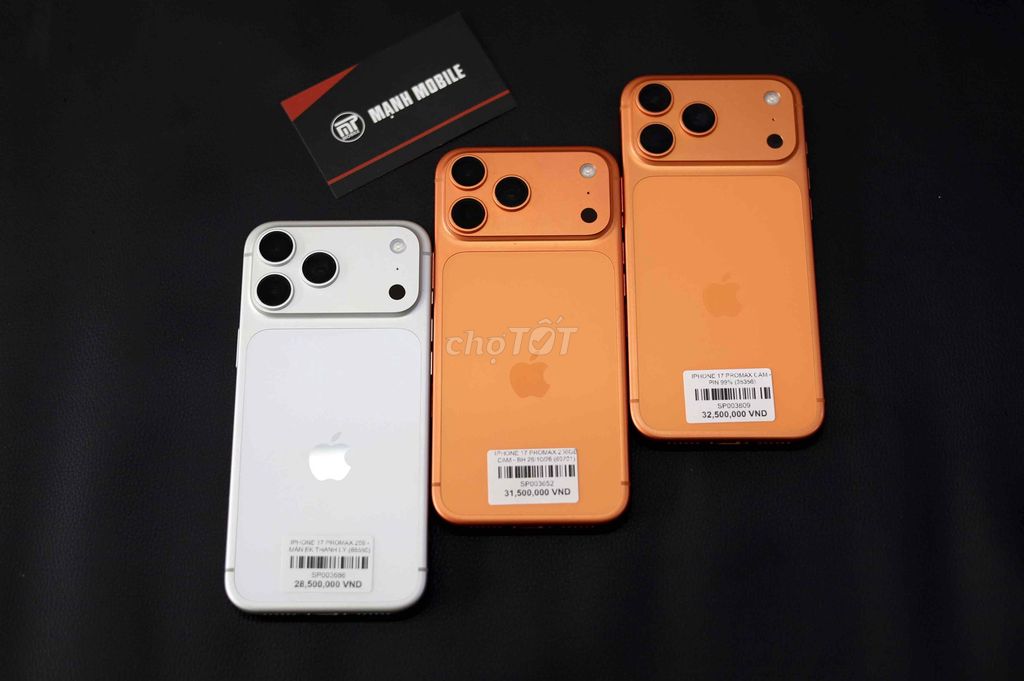 IPHONE 17 Promax 256gb zin full. Mua bán Điện thoại tại Huyện Đức Trọng Lâm Đồng được đăng bởi Mạnh Mobile hình 1