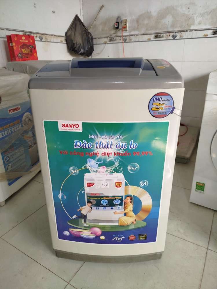 Bán máy giặt Sanyo 7kg,bh 4 tháng