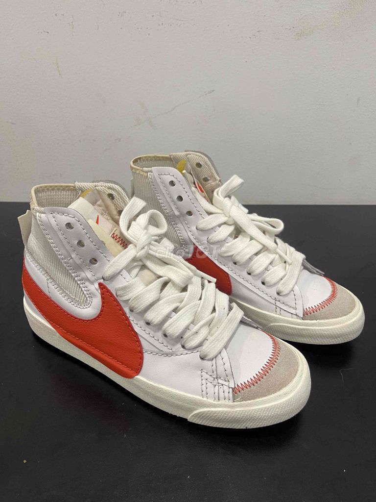 Giày Nike Blazer Mid 77 Da Trắng Cam. Mua bán Giày dép tại Quận 7 Tp Hồ Chí Minh được đăng bởi Phuc hình 1