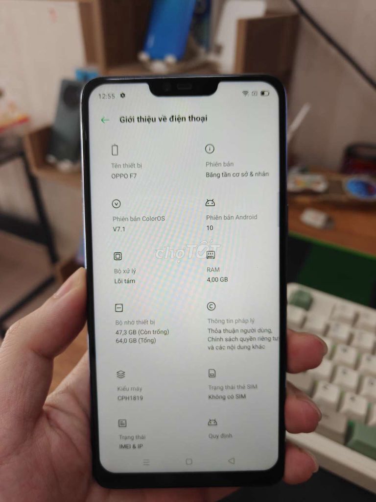 OPPO F7 64GB Xám. Mua bán Điện thoại tại Quận Thanh Xuân Hà Nội được đăng bởi cửa hàng điện thoại giá rẻ hình 1