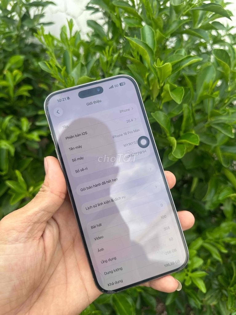 iPhone 16 Pro Max 256GB Bạc Đã dùng. Mua bán Điện thoại tại Huyện Tân Phước Tiền Giang được đăng bởi khôi hình 1