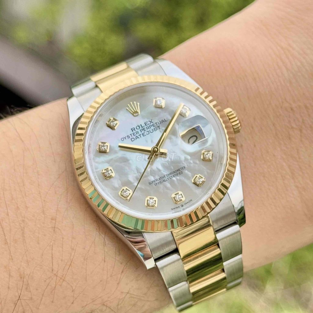 Rolex 126233 Mop xà cừ vân mây 36mm fullset.