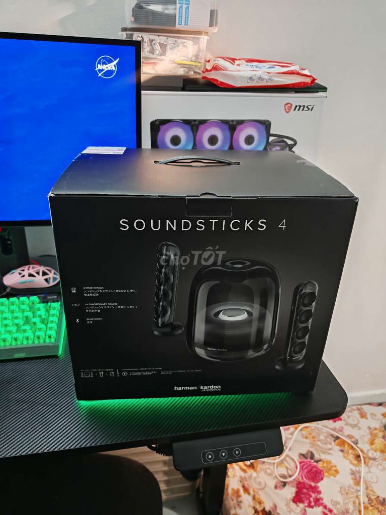 Loa vi tính Harman Kardon SoundSticks 4 Đen. Mua bán Tivi, Âm thanh tại Thành phố Thủ Đức Tp Hồ Chí Minh được đăng bởi Minh Võ hình 1