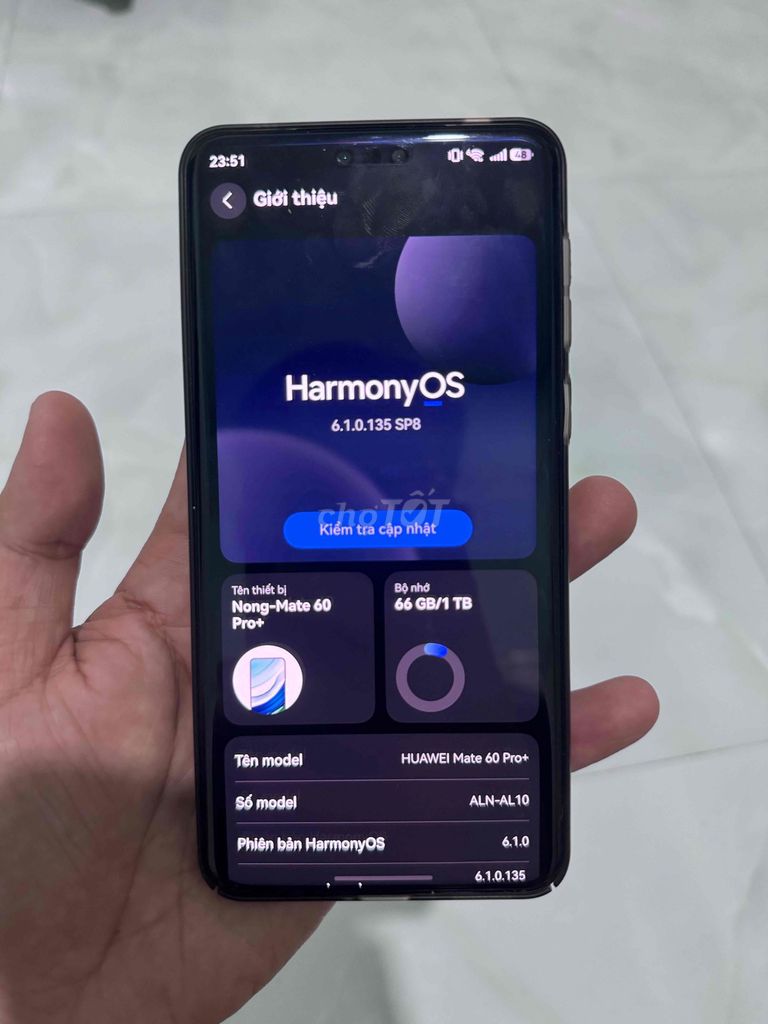 Huawei Mate 60 Pro+ 1TB 16GB. Mua bán Điện thoại tại Huyện Cái Bè Tiền Giang được đăng bởi Nguyễn Nong hình 1
