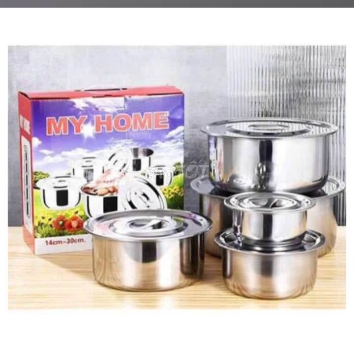 Bộ Nồi 5 Món My Home 16--24cm