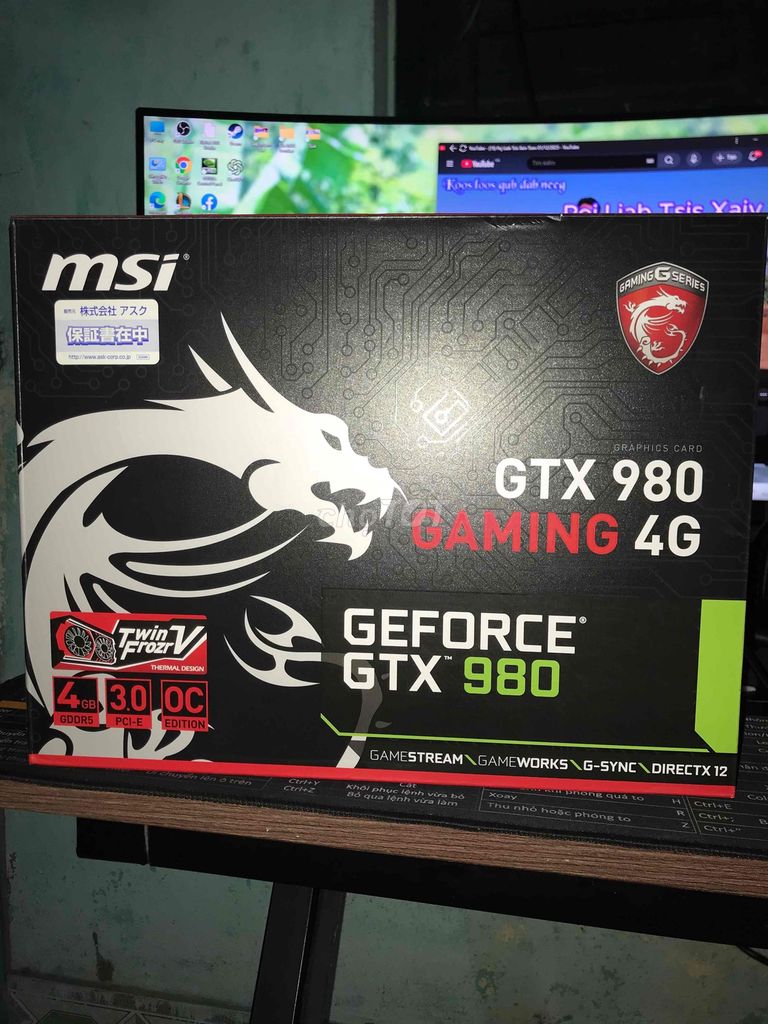 Card đồ họa MSI GTX 980 Gaming 4G. Mua bán Linh kiện (RAM, Card...) tại Thành phố Cẩm Phả Quảng Ninh được đăng bởi Anh Kiên hình 1