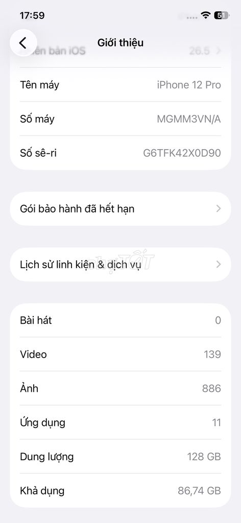 Apple iPhone 12 Pro 128GB. Mua bán Điện thoại tại Huyện Cư M'gar Đắk Lắk được đăng bởi Anh tuấn Võ hình 1