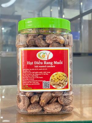 Hạt điều rang muối 500gr (hũ, túi chân không). Mua bán Đồ ăn, thực phẩm và các loại khác tại Quận Tân Phú Tp Hồ Chí Minh được đăng bởi Cong ty che bien Dieu viet nam