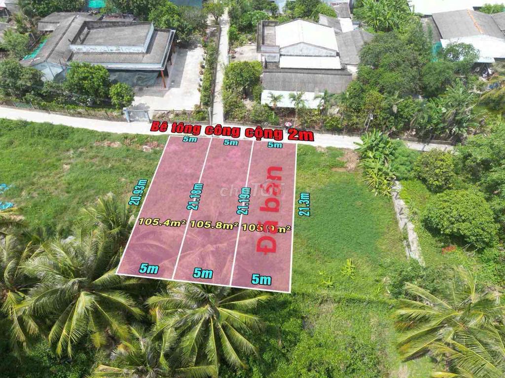 105m2 thổ cư ngay chợ Bình Lãng_Tân trụ