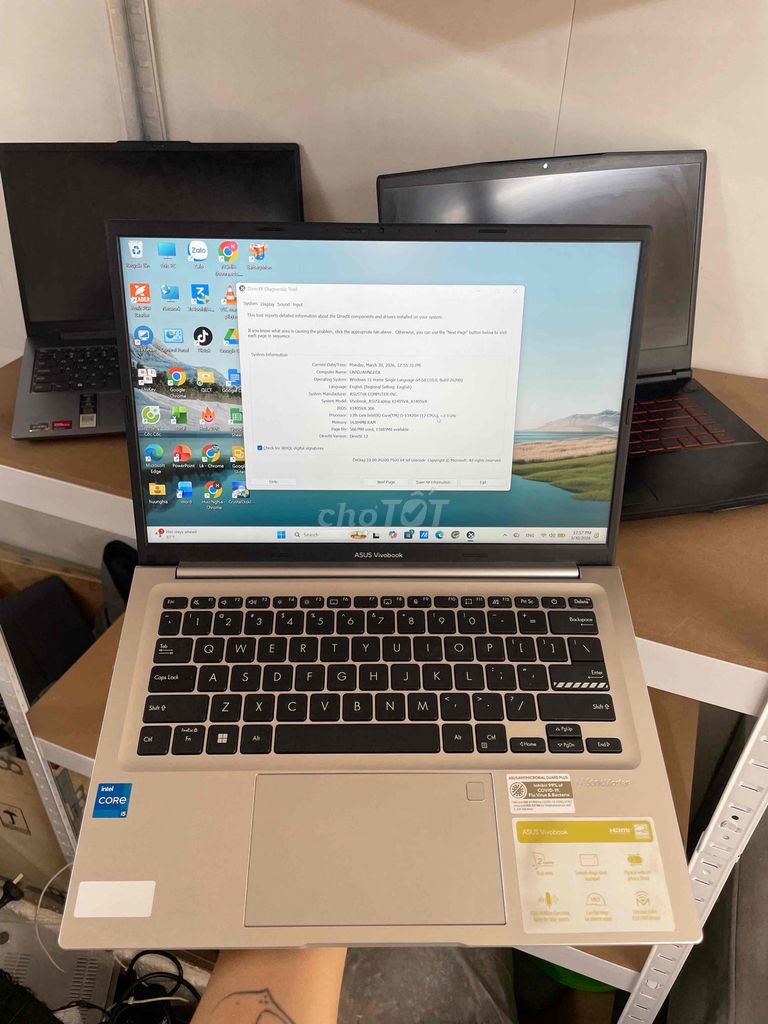 Asus Vivobook 14 i5-13420H 14 inch 16GB/512GB. Mua bán Laptop tại Quận Đống Đa Hà Nội được đăng bởi HQ Computer hình 1