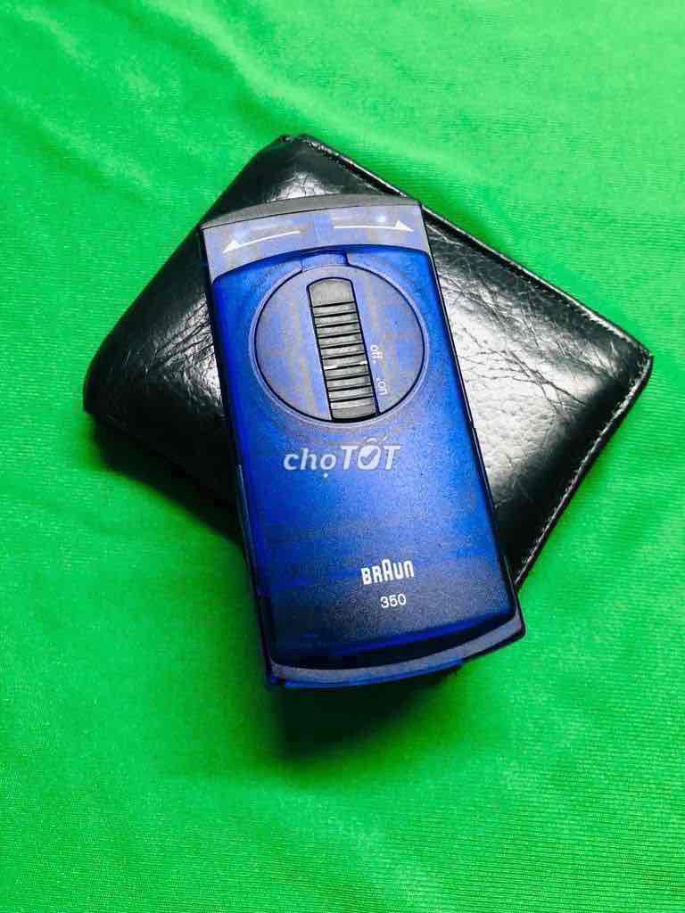 Máy cạo râu Braun 350 Xanh Nam. Mua bán Phụ kiện thời trang khác tại Quận Bình Tân Tp Hồ Chí Minh được đăng bởi Mr To hình 1