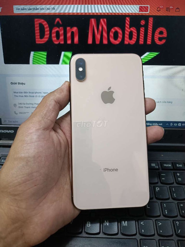IPHONE XS MAX 64GB MÁY QUỐC TẾ ĐẸP FULL CN. Mua bán Điện thoại tại Quận Bình Thạnh Tp Hồ Chí Minh được đăng bởi Dân Mobile hình 1